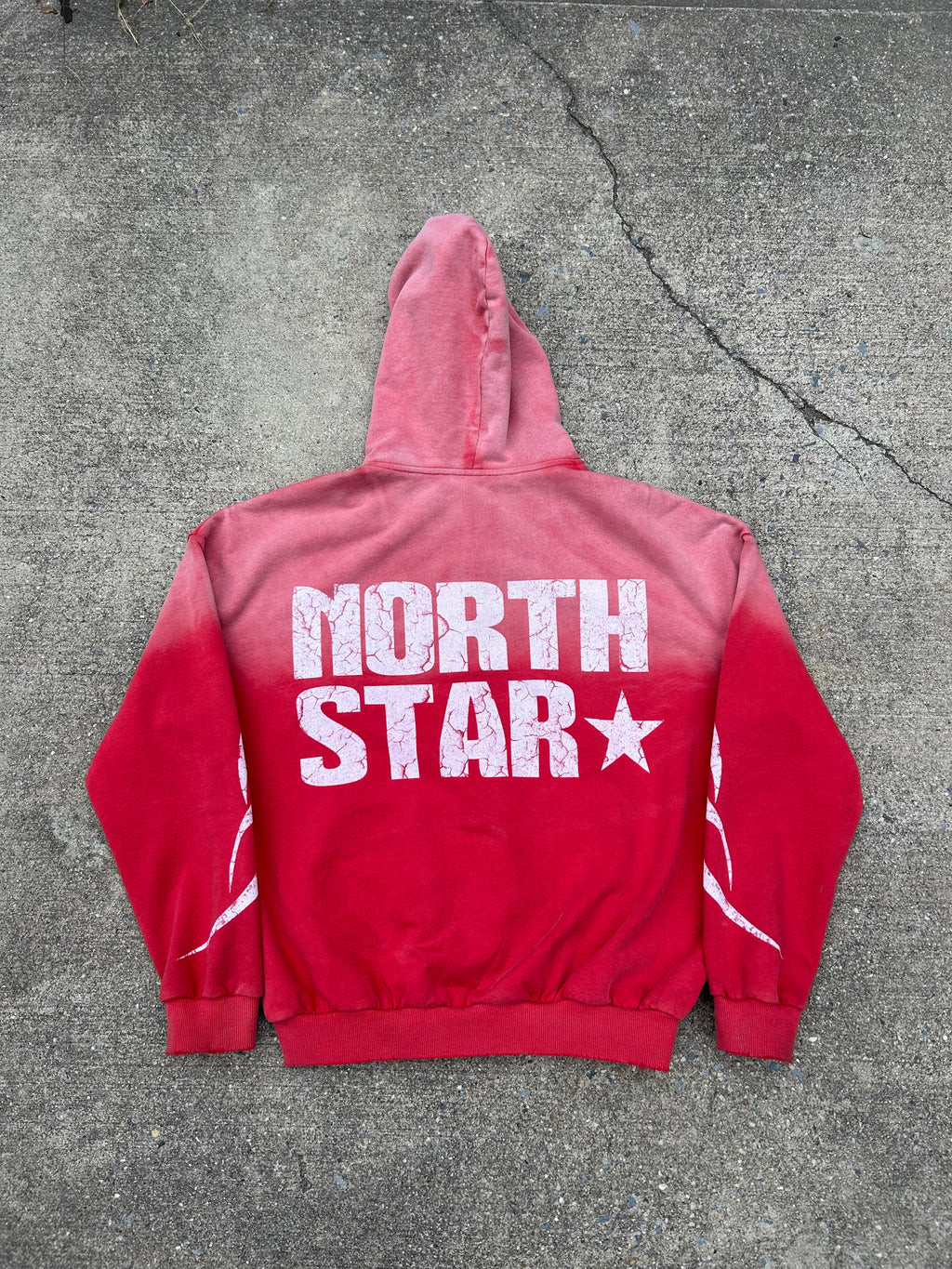NS FLAME SUN FADED ZIP UP